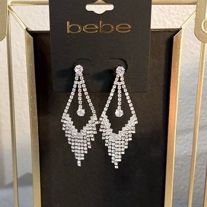 New Bebe Chandelier Earrings
